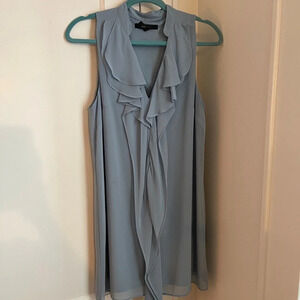 BCBG Maxazria Blue Sleeveless Dress